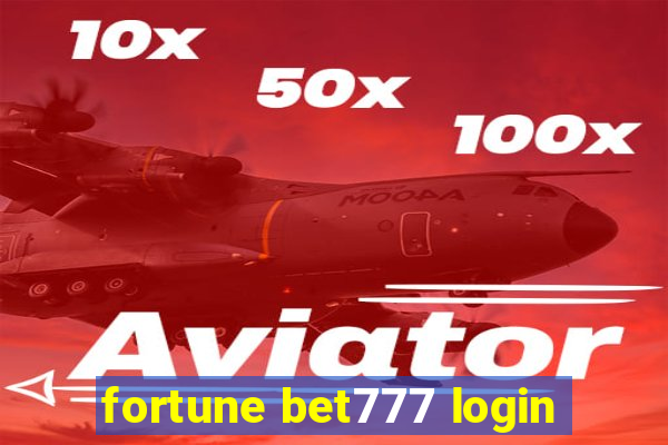 fortune bet777 login